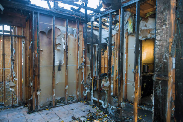 Professional Fire Board Up technician working in Middleburg, PA